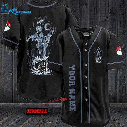 Personalized Umbreon Baseball Jersey 