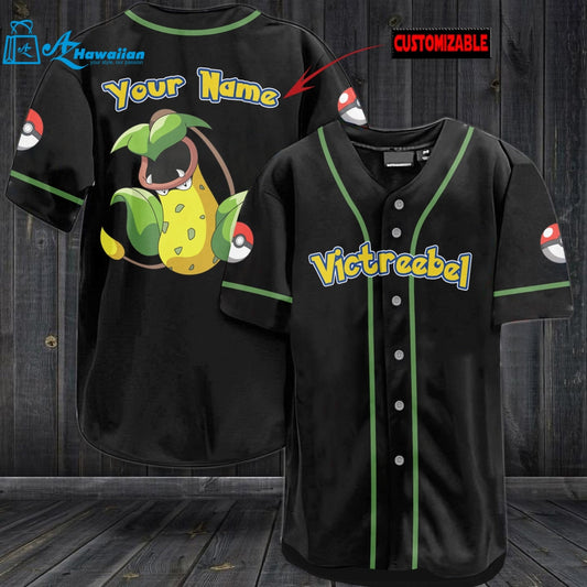 Personalized Victreebell Baseball Jersey 