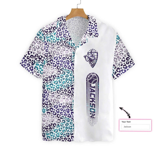  Baseball Seamless Palm Leaves Pattern  Custom Hawaiian Shirt