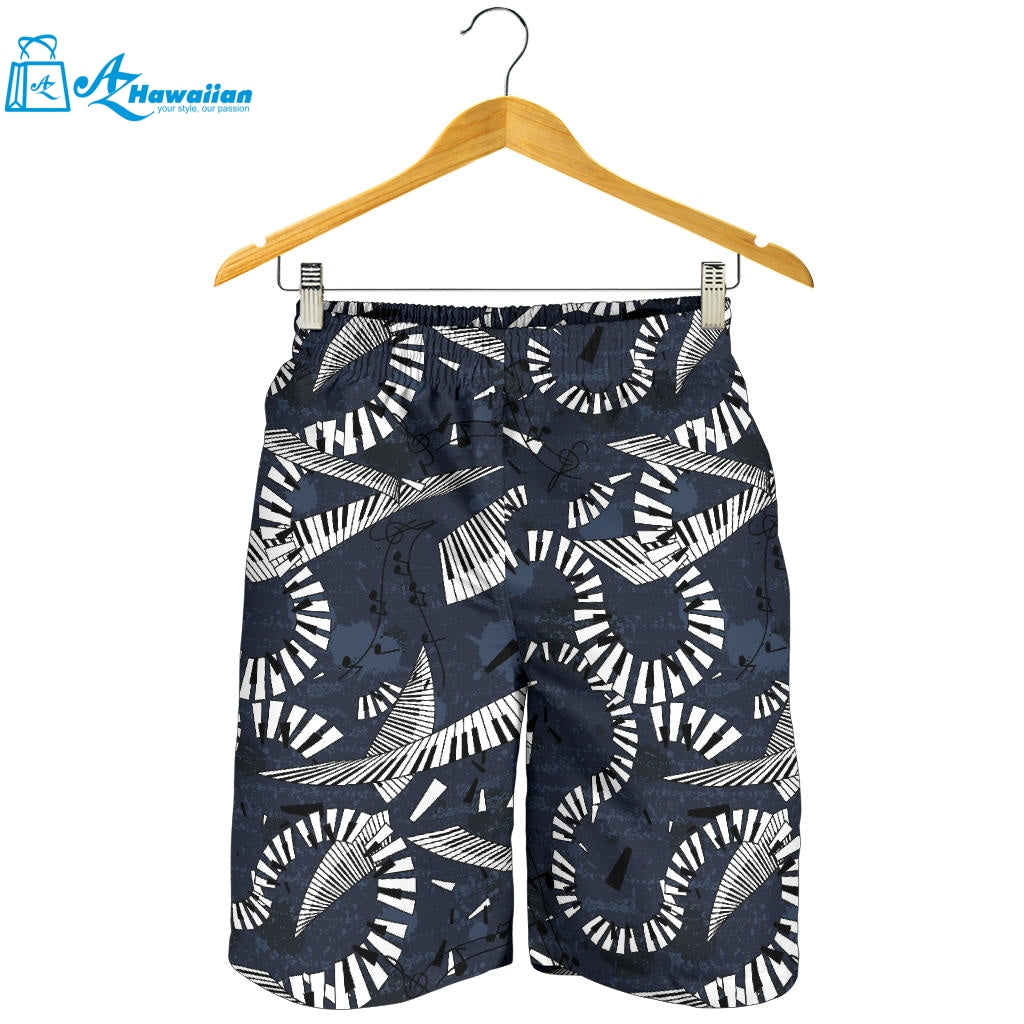 Piano Pattern Print Design 01 Men Shorts