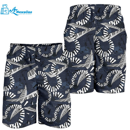 Piano Pattern Print Design 01 Men Shorts