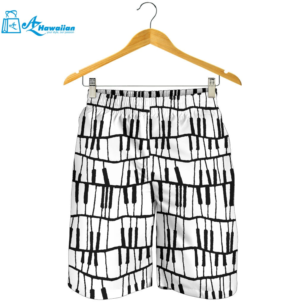 Piano Pattern Print Design 03 Men Shorts