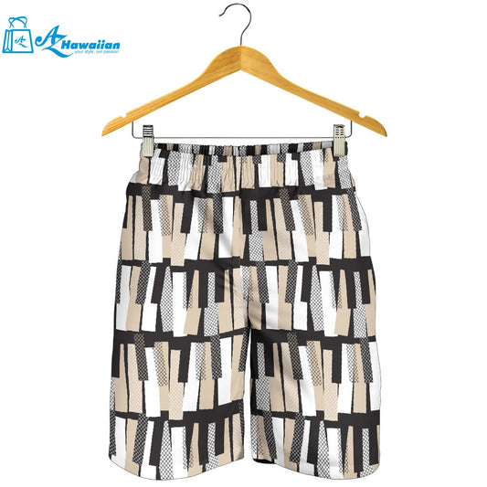 Piano Pattern Print Design 04 Men Shorts