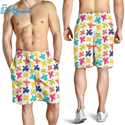 Pigeon Pattern Print Design 01 Men Shorts