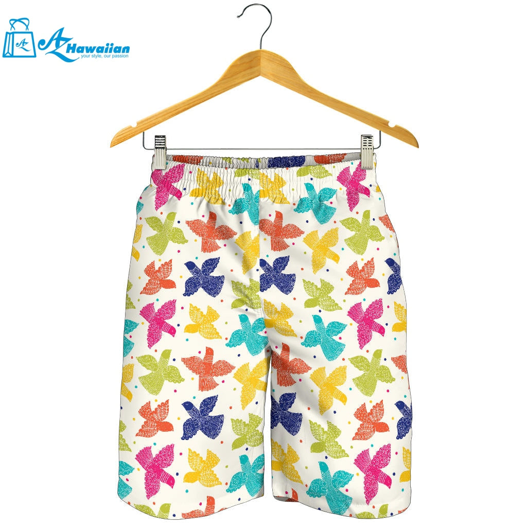 Pigeon Pattern Print Design 01 Men Shorts