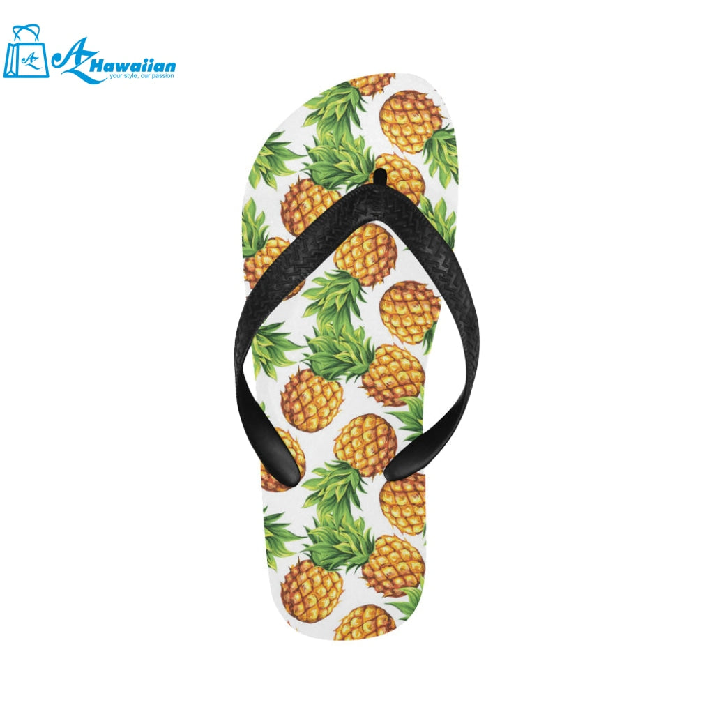 Pineapples design pattern Unisex Flip Flops