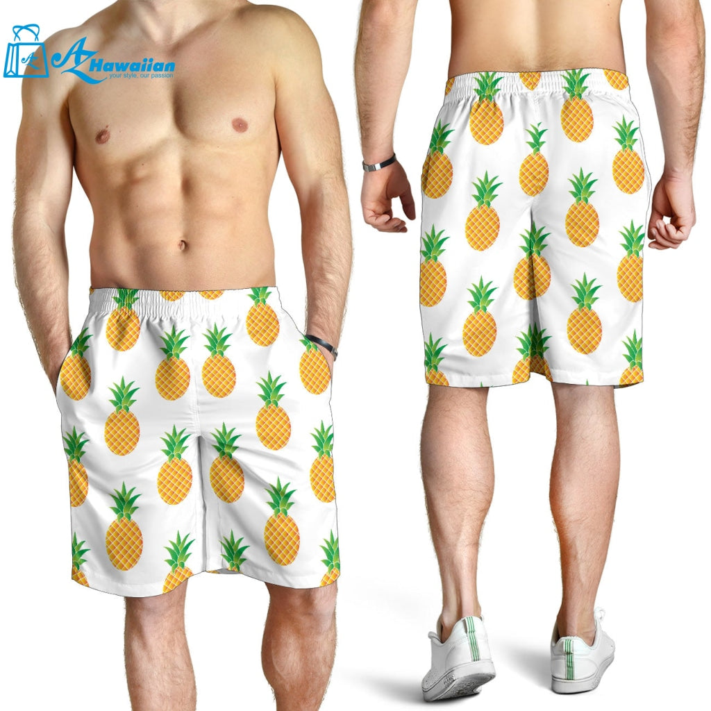 Pineapples Pattern Men Shorts