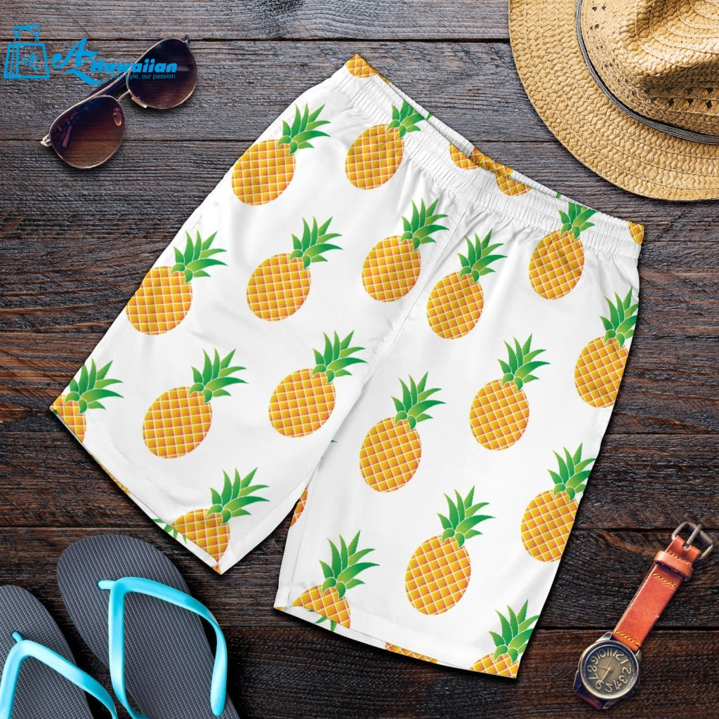 Pineapples Pattern Men Shorts