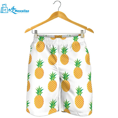 Pineapples Pattern Men Shorts