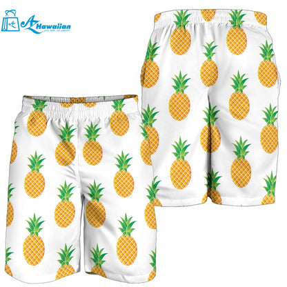 Pineapples Pattern Men Shorts