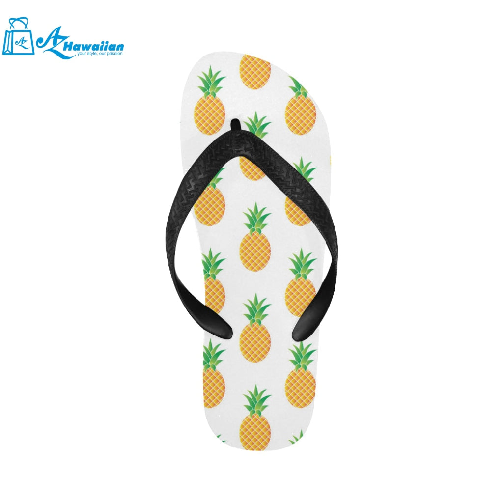 Pineapples pattern Unisex Flip Flops