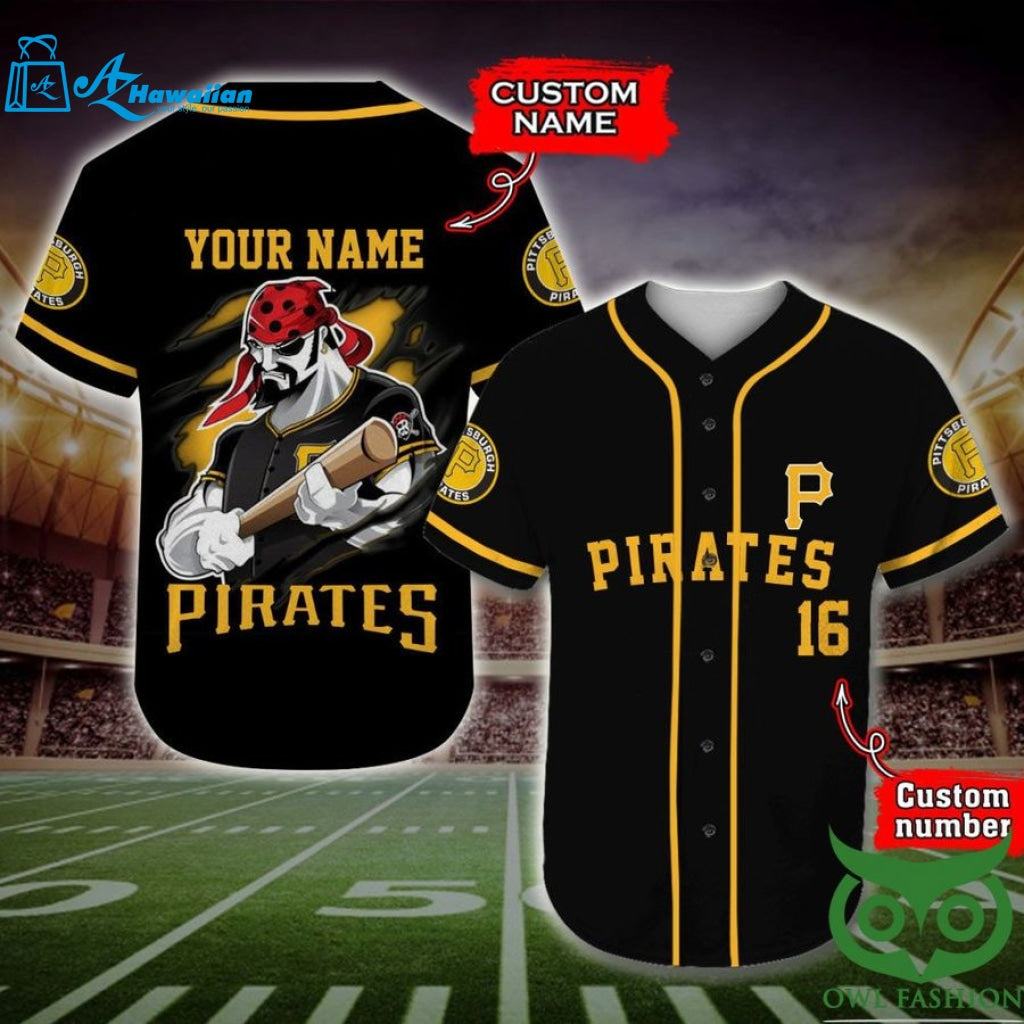 Pittsburgh Pirates Baseball Jersey Personalized Gift, Custom Name Number