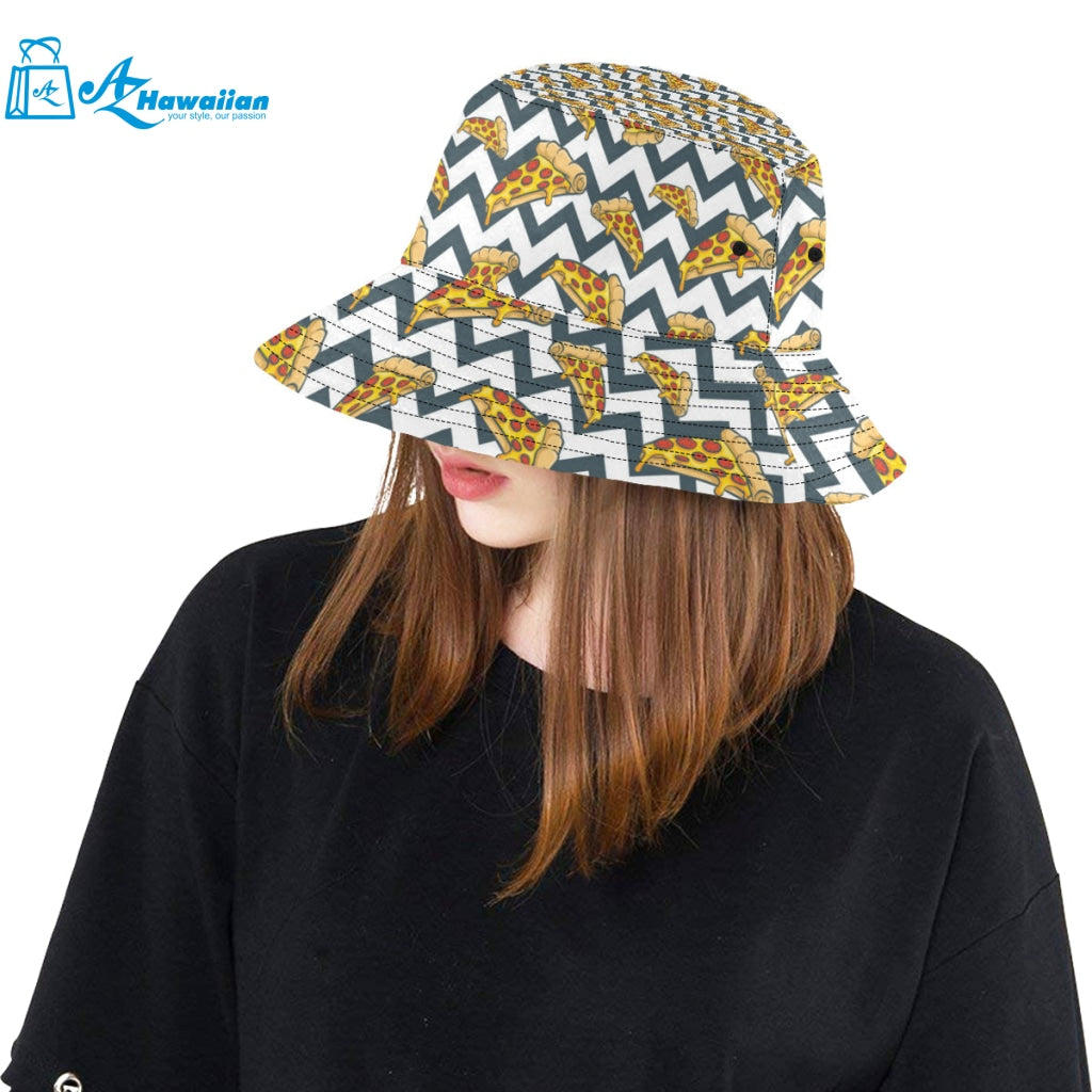 Pizza design pattern Unisex Bucket Hat