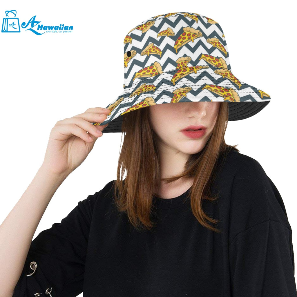 Pizza design pattern Unisex Bucket Hat