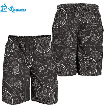 Pizza Pattern Men Shorts