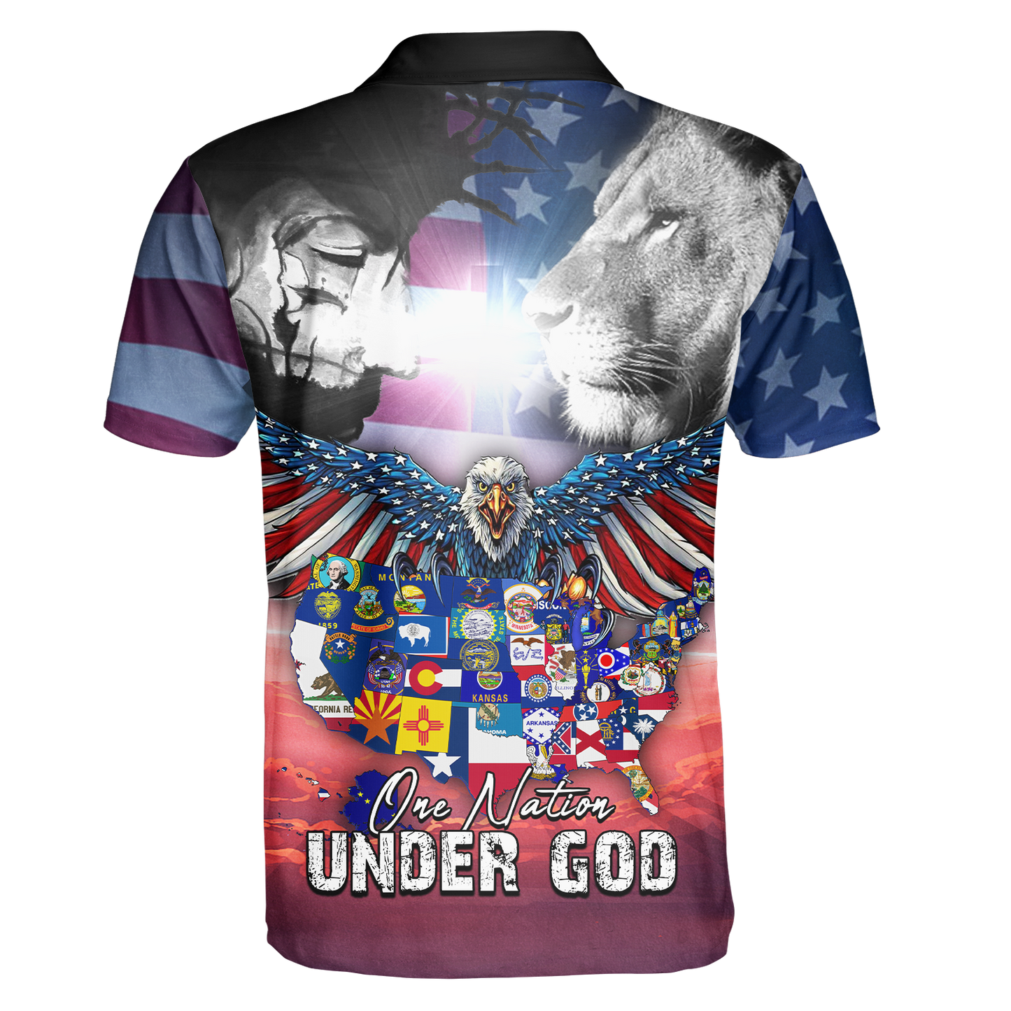 One Nation Under God Hawaiian Shirt