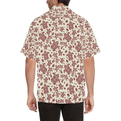 Polynesian Tattoo Turtle Themed Hawaiian Shirt