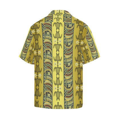 Polynesian Turtle Hawaiian Design Print Shirt