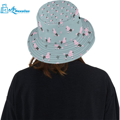 poodle dog pattern Unisex Bucket Hat