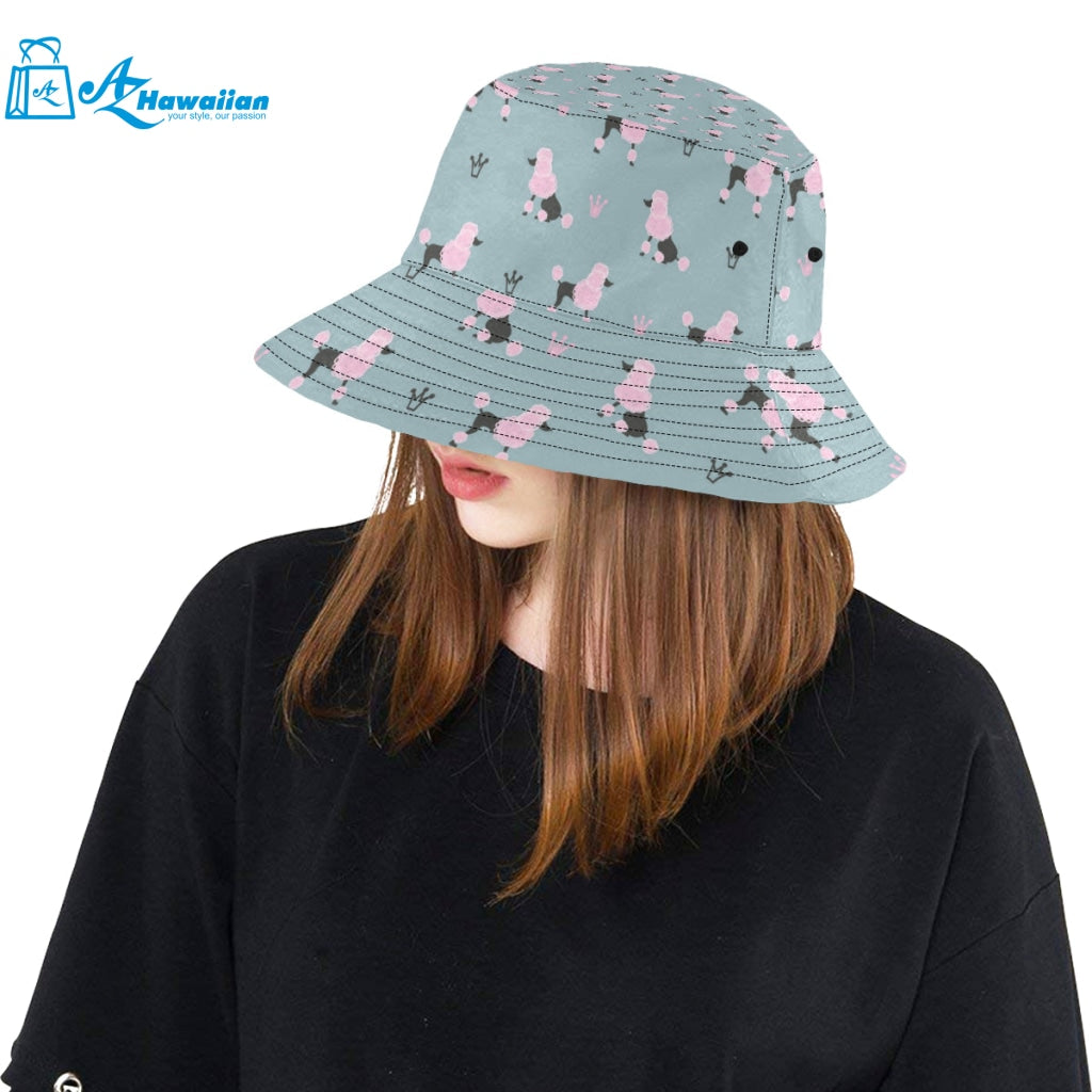 poodle dog pattern Unisex Bucket Hat