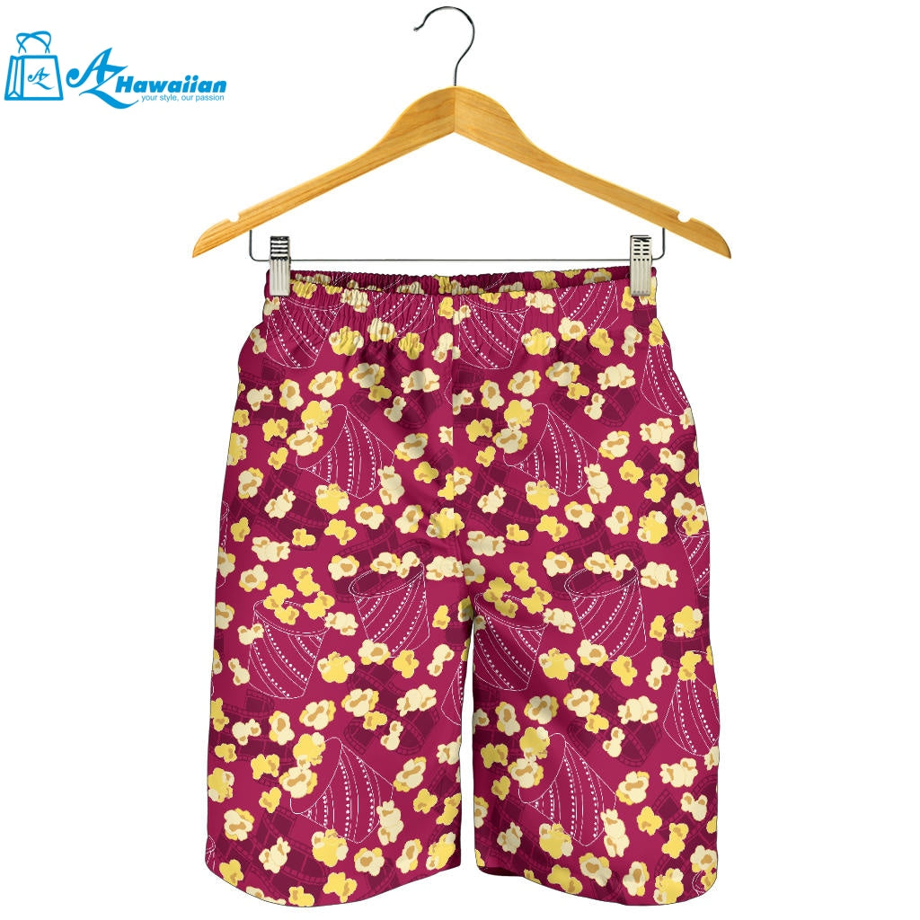 Popcorn Pattern Print Design 02 Men Shorts