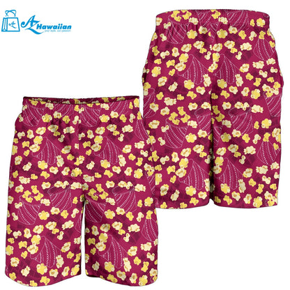 Popcorn Pattern Print Design 02 Men Shorts