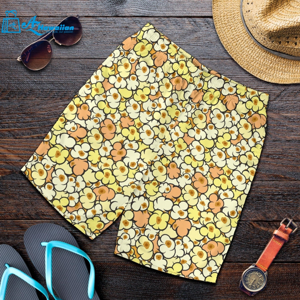 Popcorn Pattern Print Design 03 Men Shorts