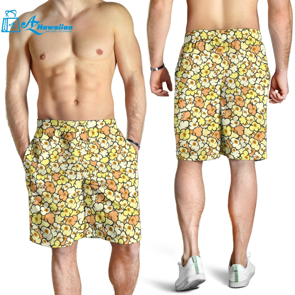 Popcorn Pattern Print Design 03 Men Shorts