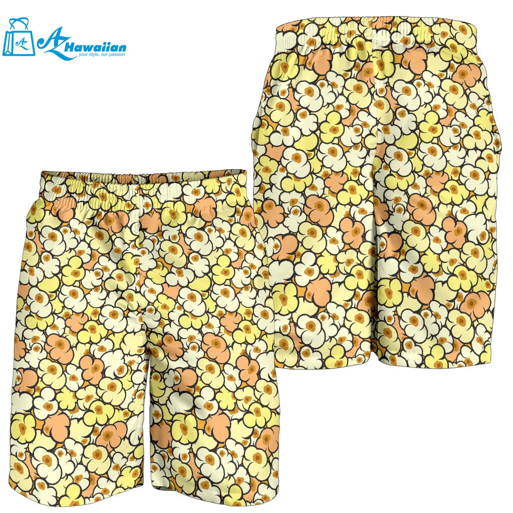 Popcorn Pattern Print Design 03 Men Shorts