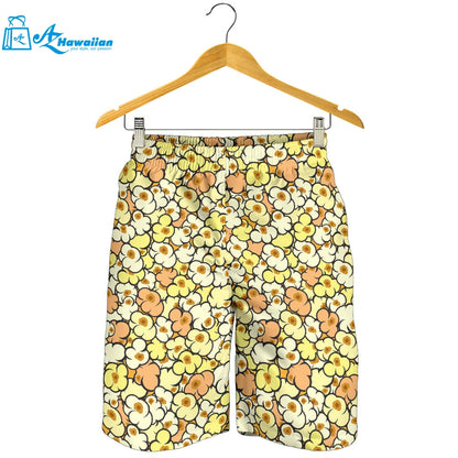 Popcorn Pattern Print Design 03 Men Shorts