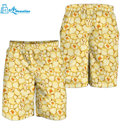 Popcorn Pattern Print Design 04 Men Shorts