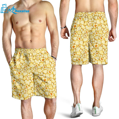 Popcorn Pattern Print Design 04 Men Shorts