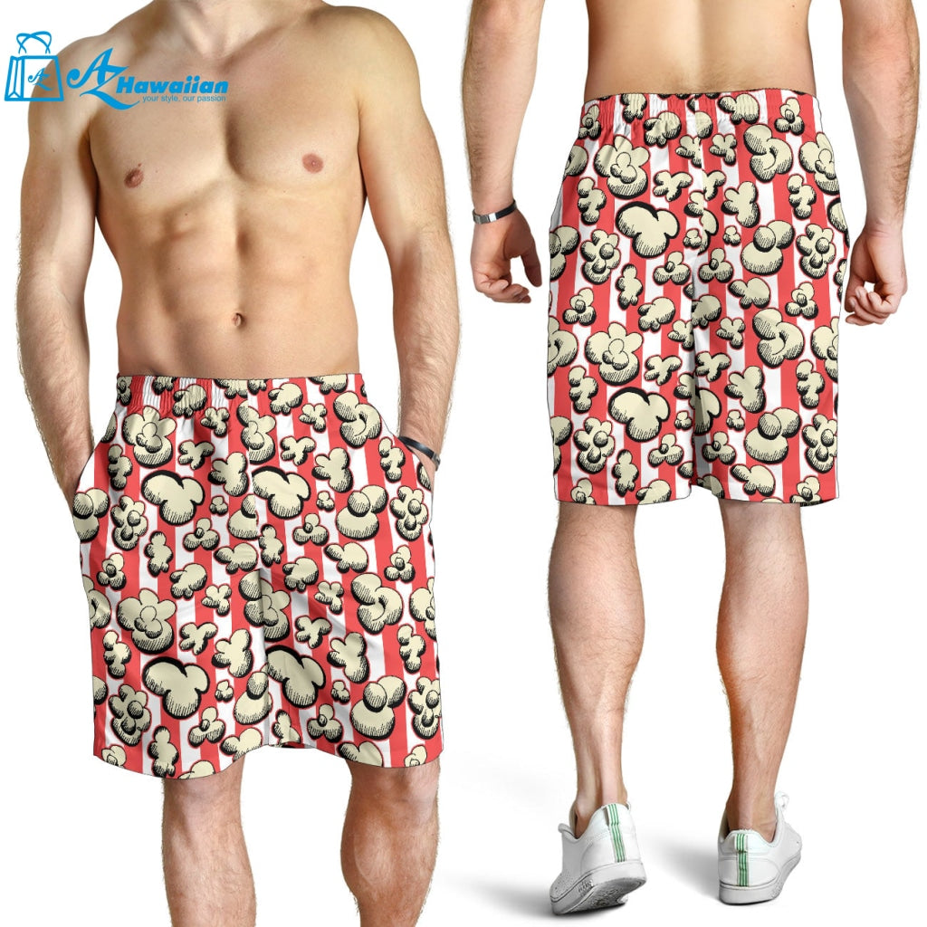 Popcorn Pattern Print Design 05 Men Shorts