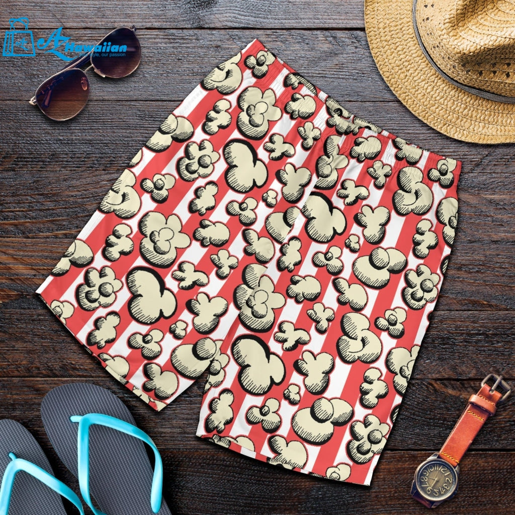 Popcorn Pattern Print Design 05 Men Shorts