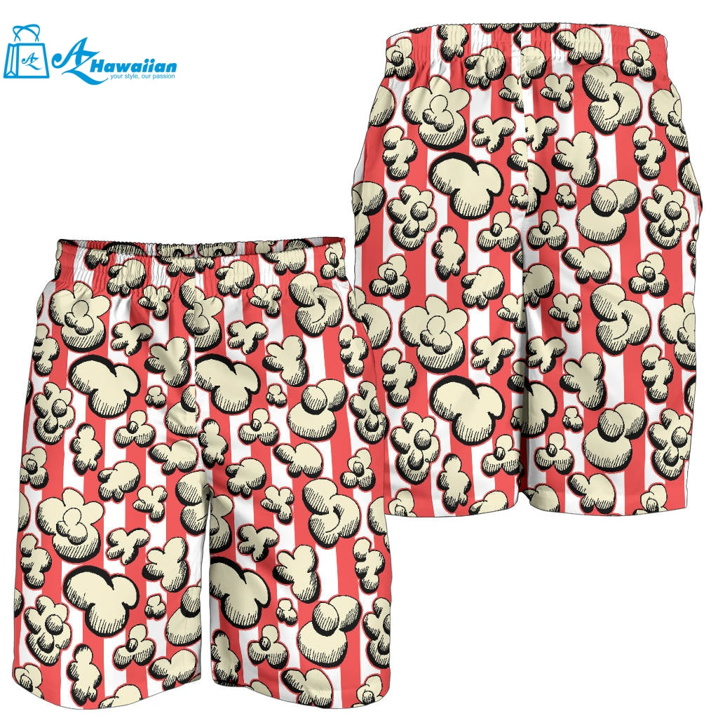 Popcorn Pattern Print Design 05 Men Shorts