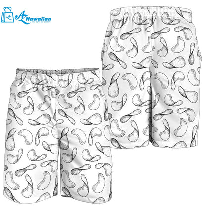 Potato Chips Pattern Print Design 04 Men Shorts