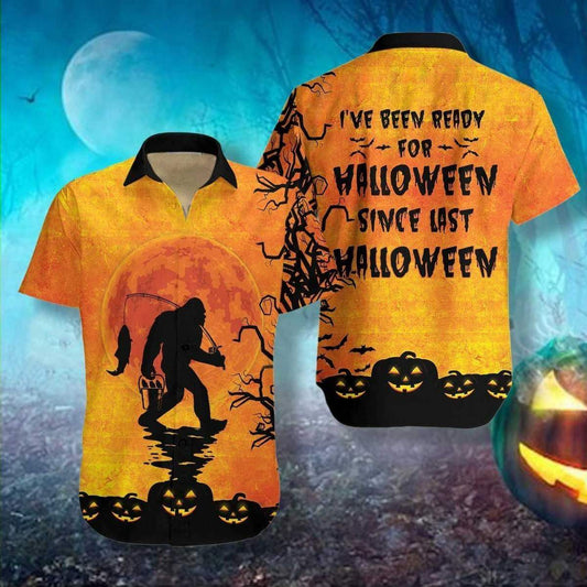 Hawaiian Aloha Shirts Bigfoot Has Been Ready For Halloween