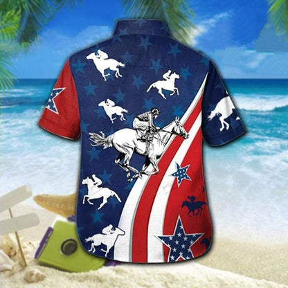 Hawaiian Aloha Shirts Horse Racing America