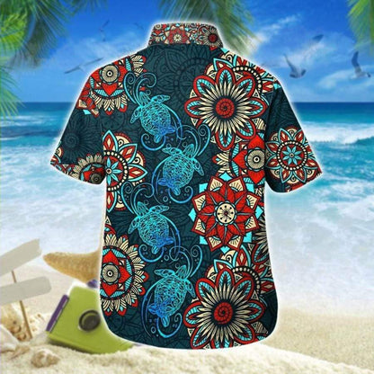 Turtle Mandala Cool Art Hawaiian Shirt | For Men & Women | Adult | HW7339