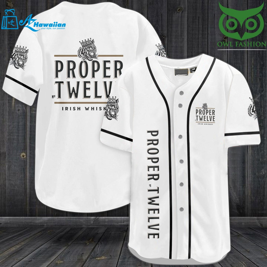 Proper Twelve Baseball Jersey Shirt