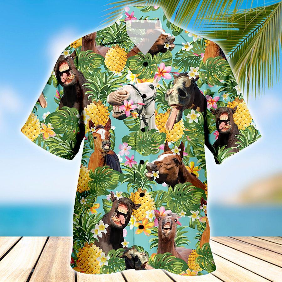 Funny Horse Beach Shirt 03