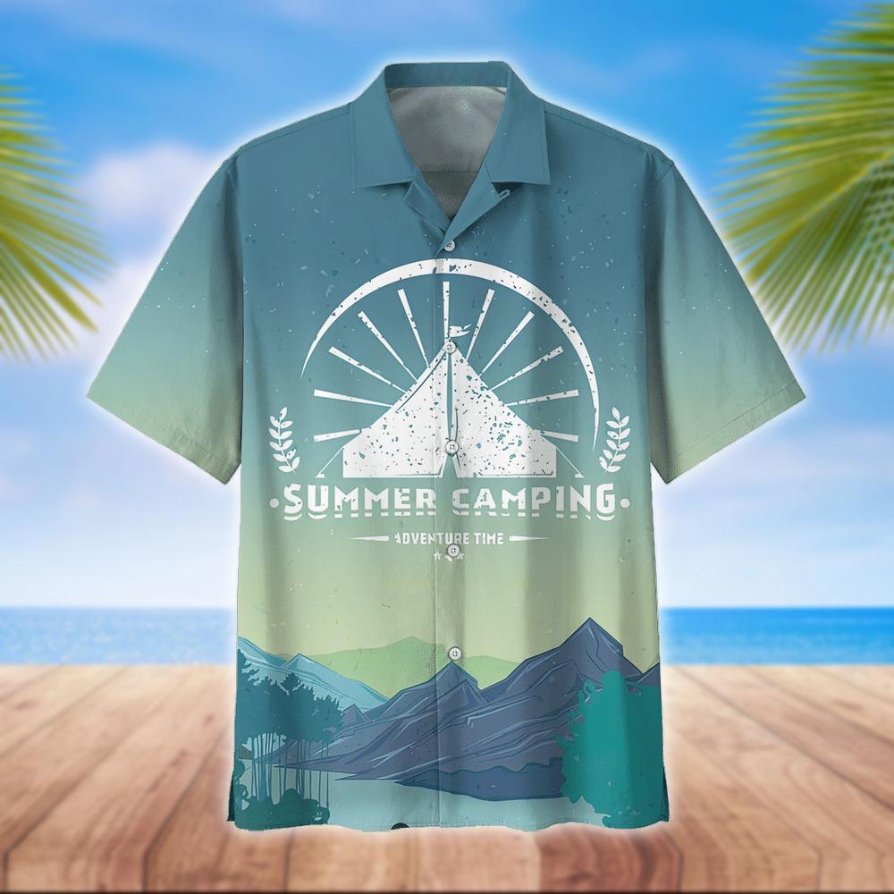 Camping Hawaiian Shirt 8 | Unique Beach Shirt Hawaiian