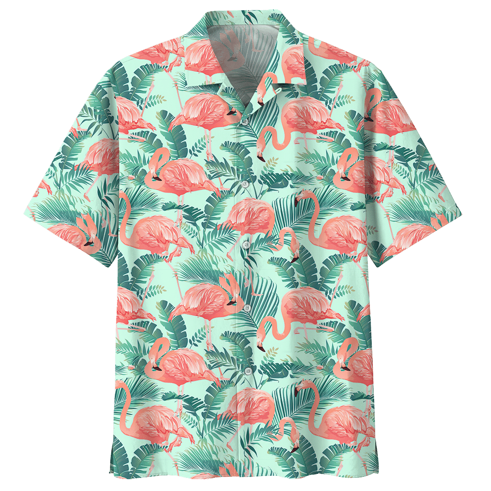 Flamingo Hawaiian Shirt Azs022