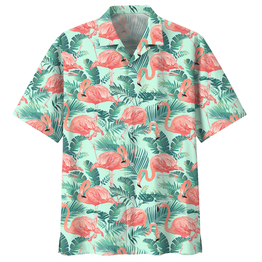 Flamingo Hawaiian Shirt Azs022