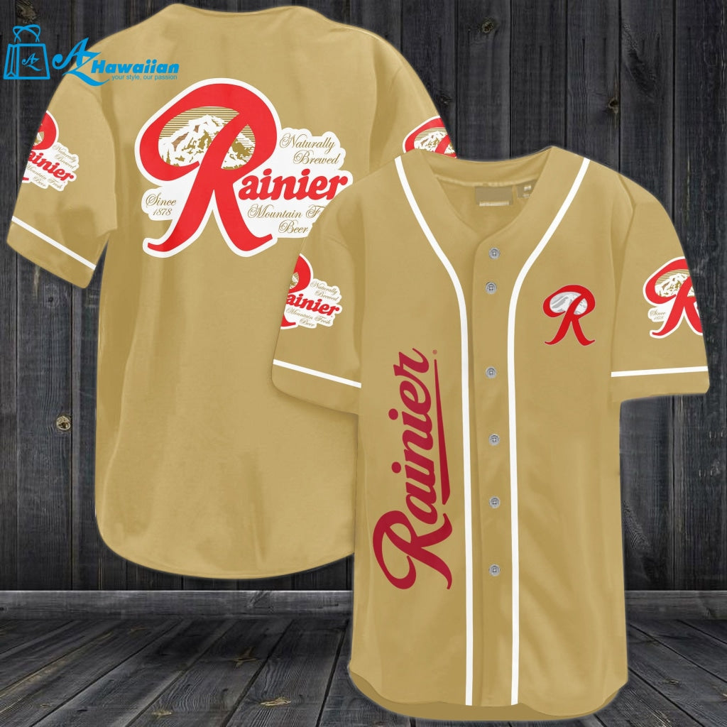 Rainier Beer Baseball Jersey