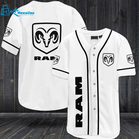 Ram Racing Baseball Jersey