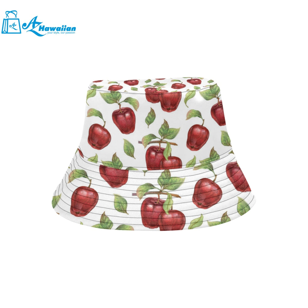 Red apples pattern Unisex Bucket Hat