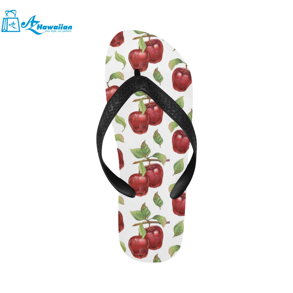 Red apples pattern Unisex Flip Flops