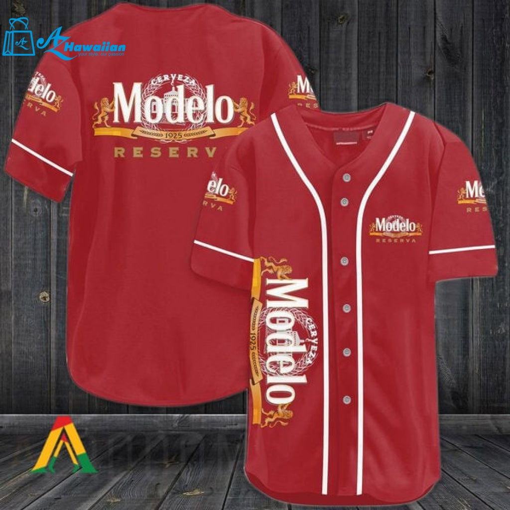 Red Modelo Reserva Tequila Baseball Jersey