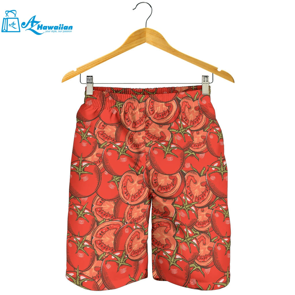 Red Tomato Pattern Men Shorts